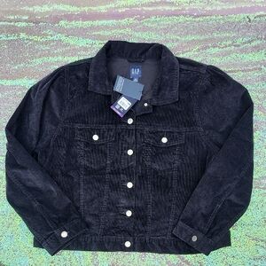 GAP Black Corduroy Jacket NWT! VERY NICE XXL